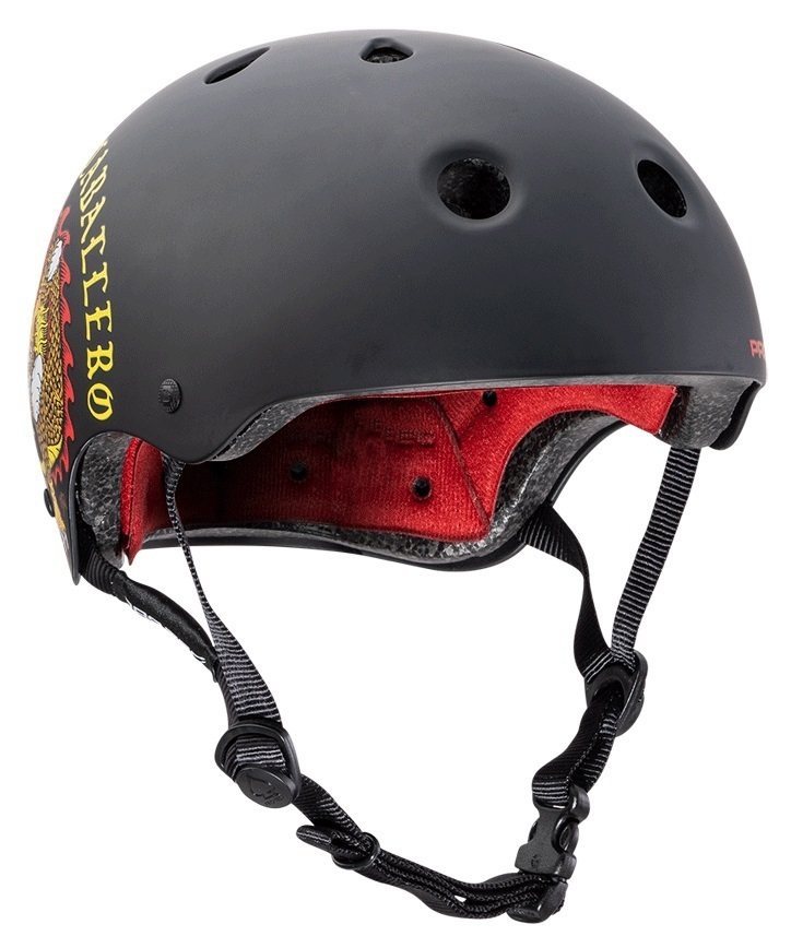 Protec Helmet Classic Bike Certified Cab Dragon Matte Black [Size: XXXS]