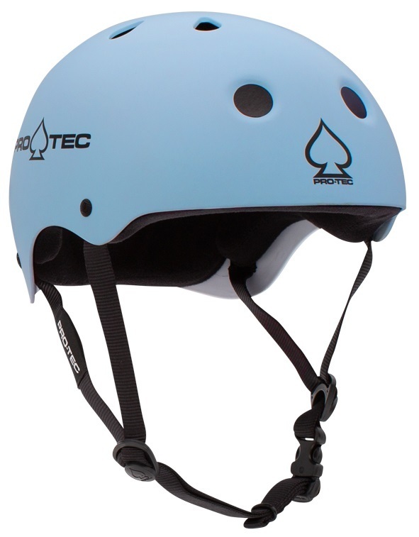 Protec Helmet Classic Skate Scooter Matte Light Blue [Size: XS]