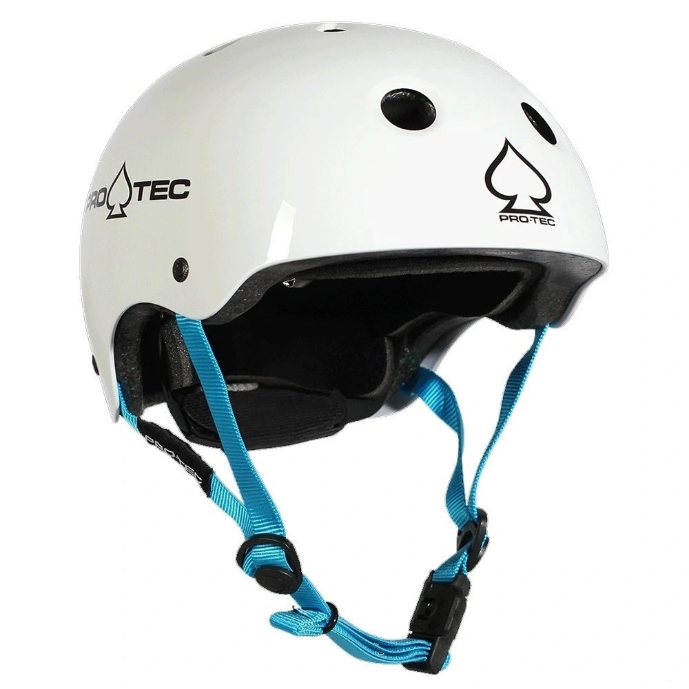 Protec Classic Junior Fit Certified Gloss White Youth Helmet [Size: YS]