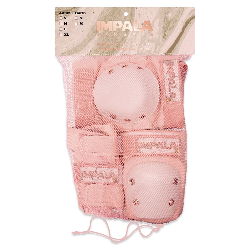 Impala Marawa Rose Gold Protective Pad Set [Size: S]