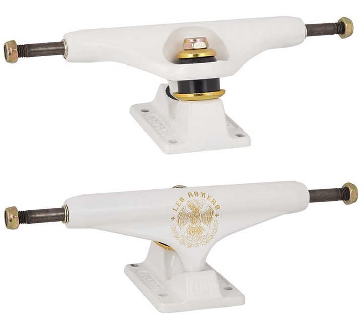 Independent Skateboard Trucks Leo Romero White Hollow Set Of 2 Trucks [Size: Indy 139]