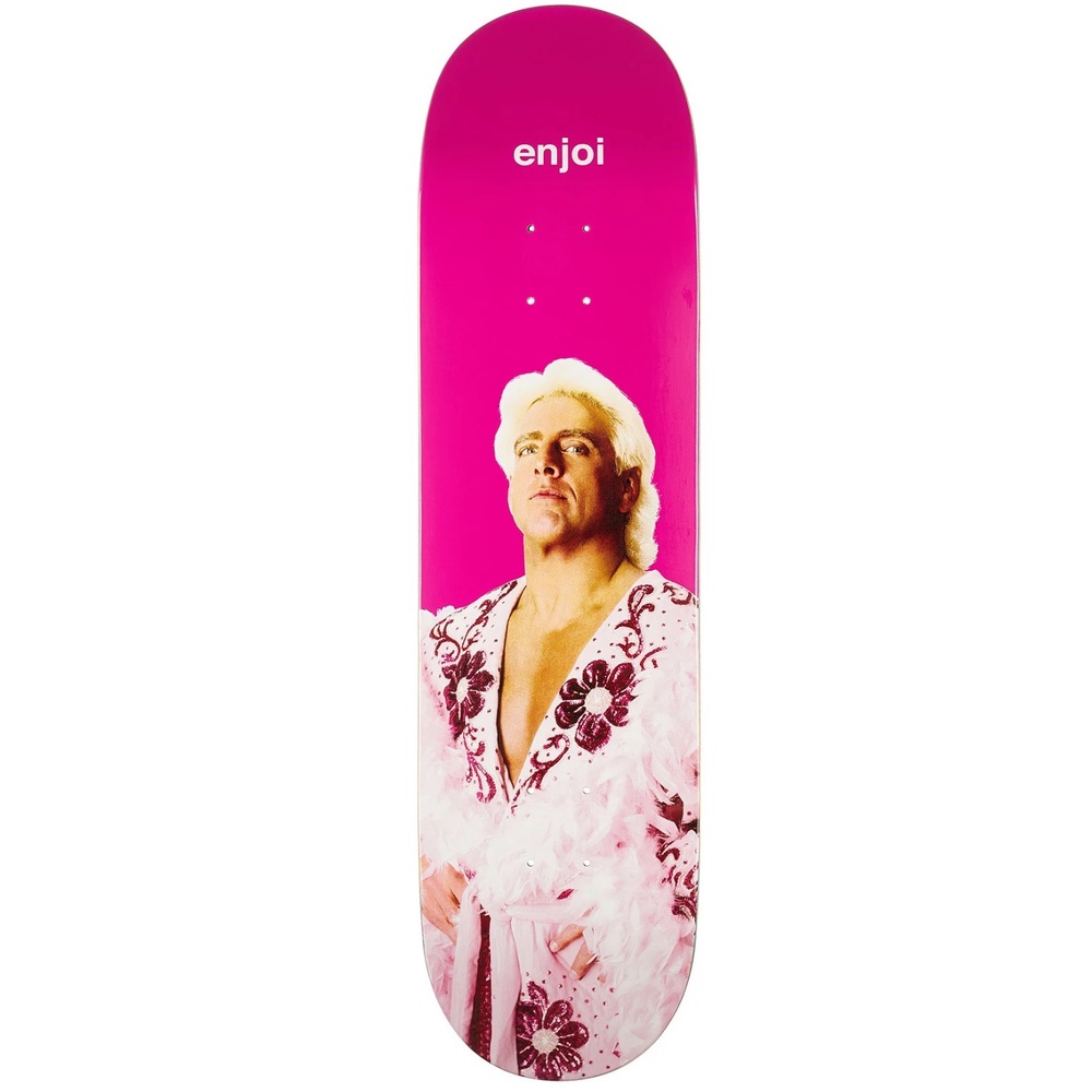 Enjoi The Nature Boy Ric Flair R7 Pink 8.25 Skateboard Deck