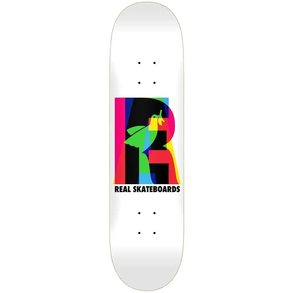 Real Eclipsing White 8.25 Skateboard Deck