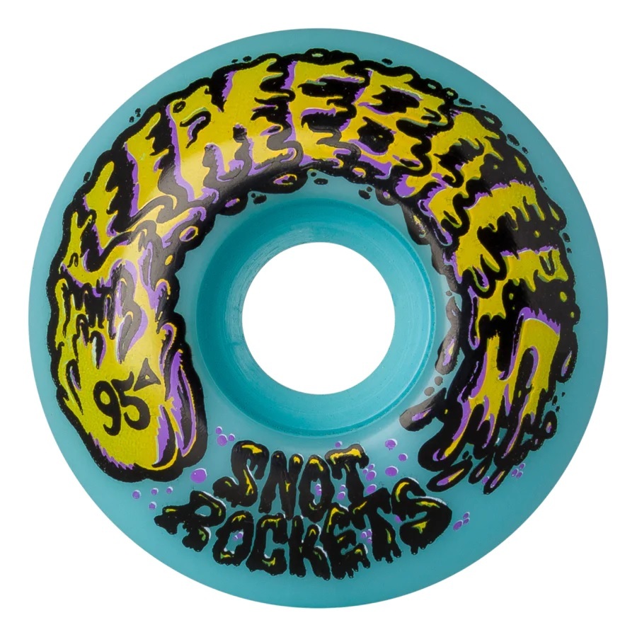 Slime Balls Snot Rockets Pastel Blue 95A 53mm Skateboard Wheels