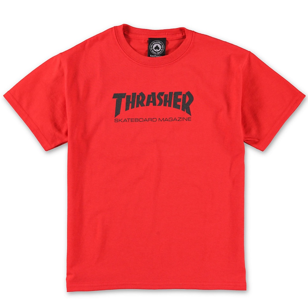 Thrasher Magazine Red Youth T-Shirt [Size: XS]