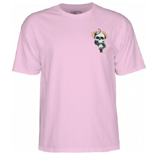 Powell Peralta Mcgill Skull & Snake Pink T-Shirt [Size: M]