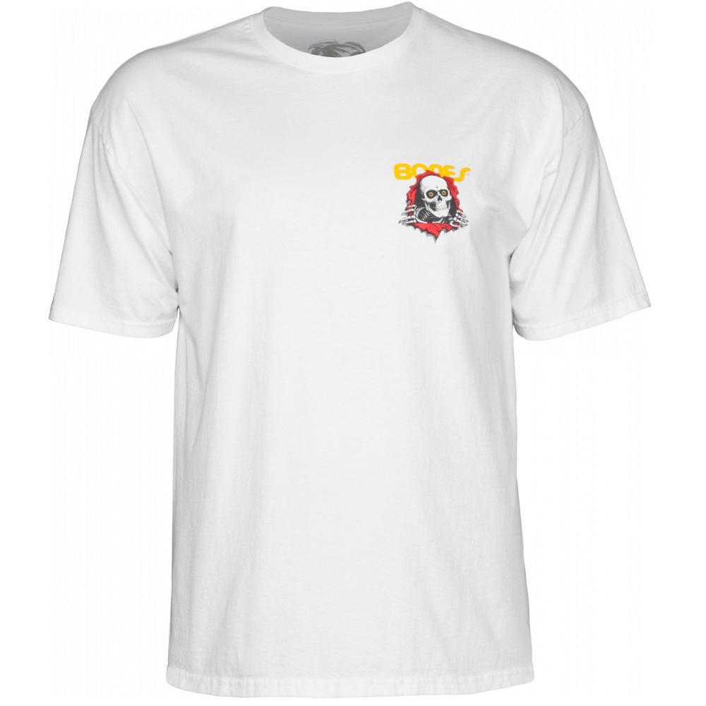 Powell Peralta Ripper White T-Shirt [Size: S]