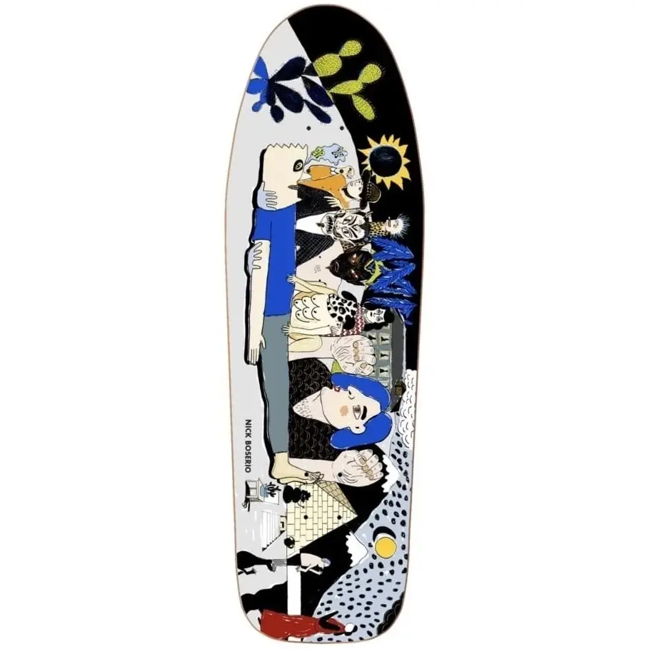 Polar Skate Co Nick Boserio Group Healing Dane 1 9.75 Skateboard Deck