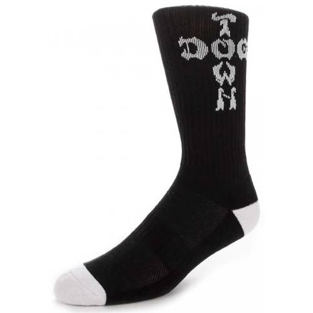 Dogtown Black White 1 Pair Crew Socks