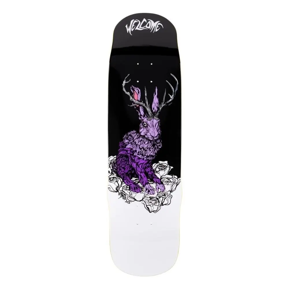 Welcome Thumper On Effigy Black White 8.8 Skateboard Deck