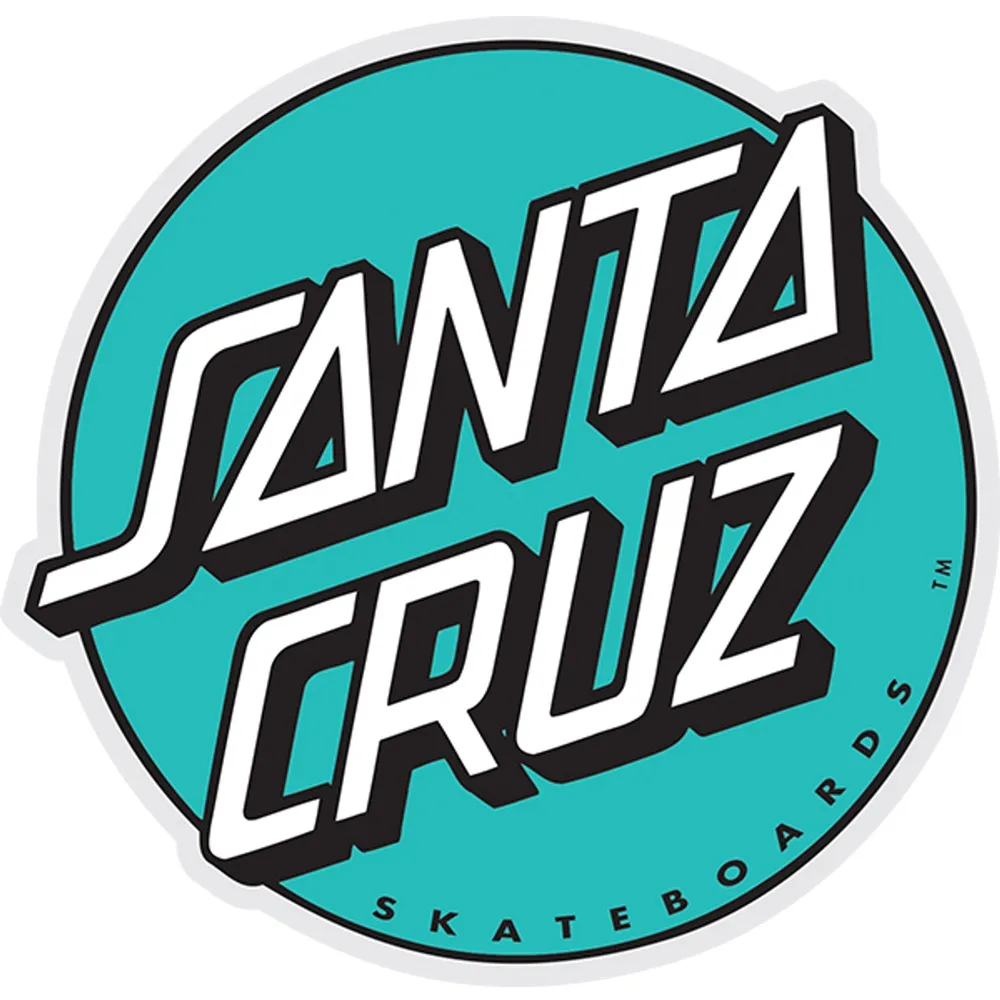 Santa Cruz Other Dot 3" Sticker [Colour: Turquoise]