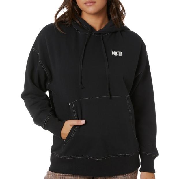 Thrills Infinite Thrills Slouch Washed Black Hoodie