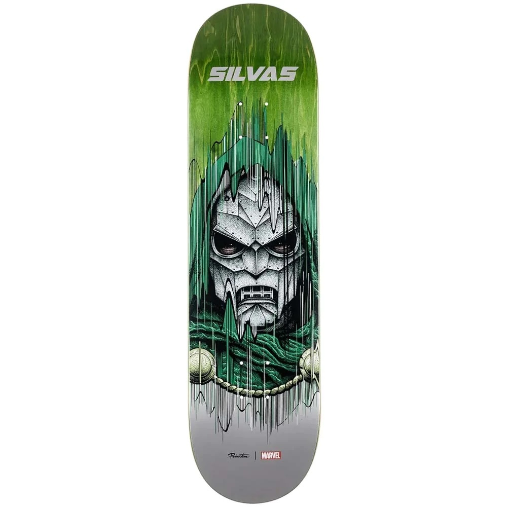 Primitive Marvel Doctor Doom Silvas 8.25 Skateboard Deck