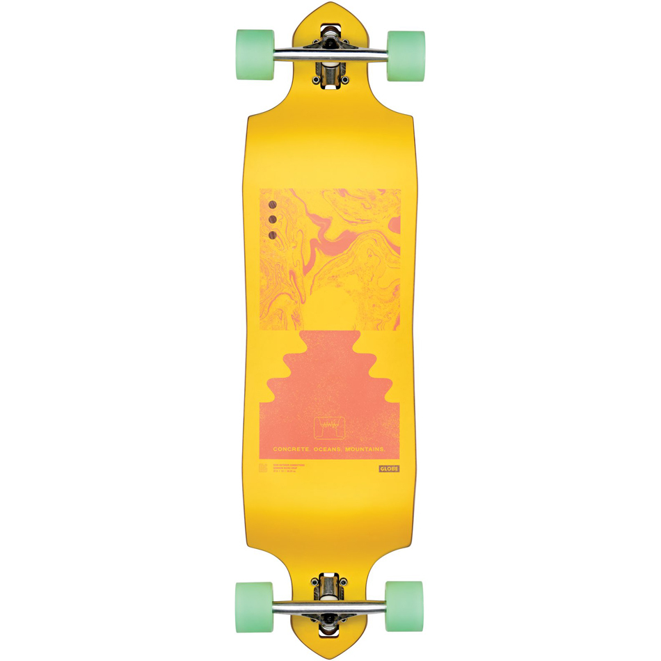 Globe Geminon Micro Drop Tidal Force Honey 37 Longboard Skateboard