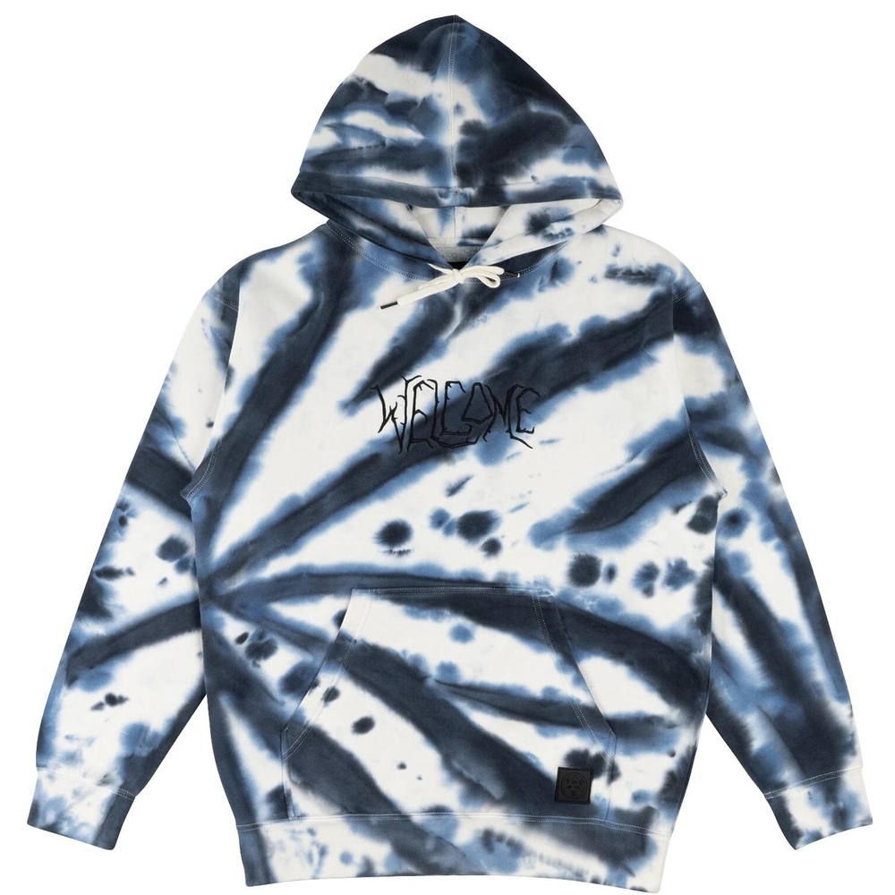 Welcome Skateboards Exner Tie Dye Cloud Hoodie [Size: L]