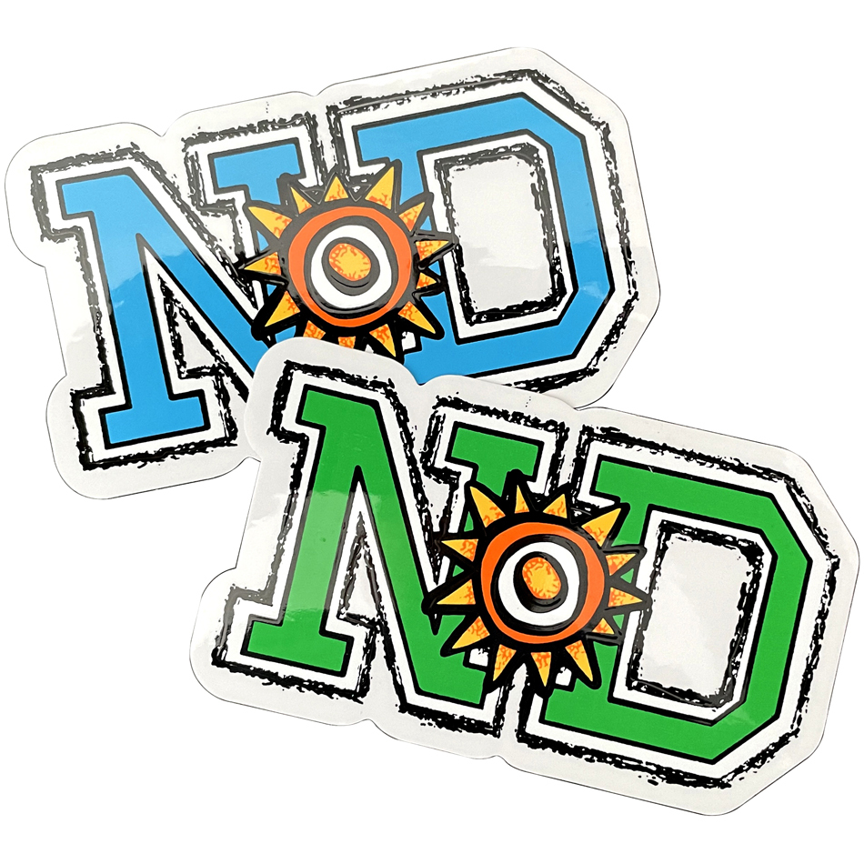 New Deal Logo Blue Sticker