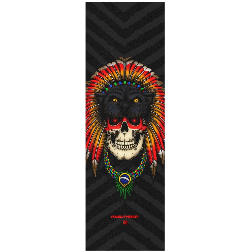 Powell Peralta Hoefler Skull 9 x 33 Skateboard Grip Tape Sheet