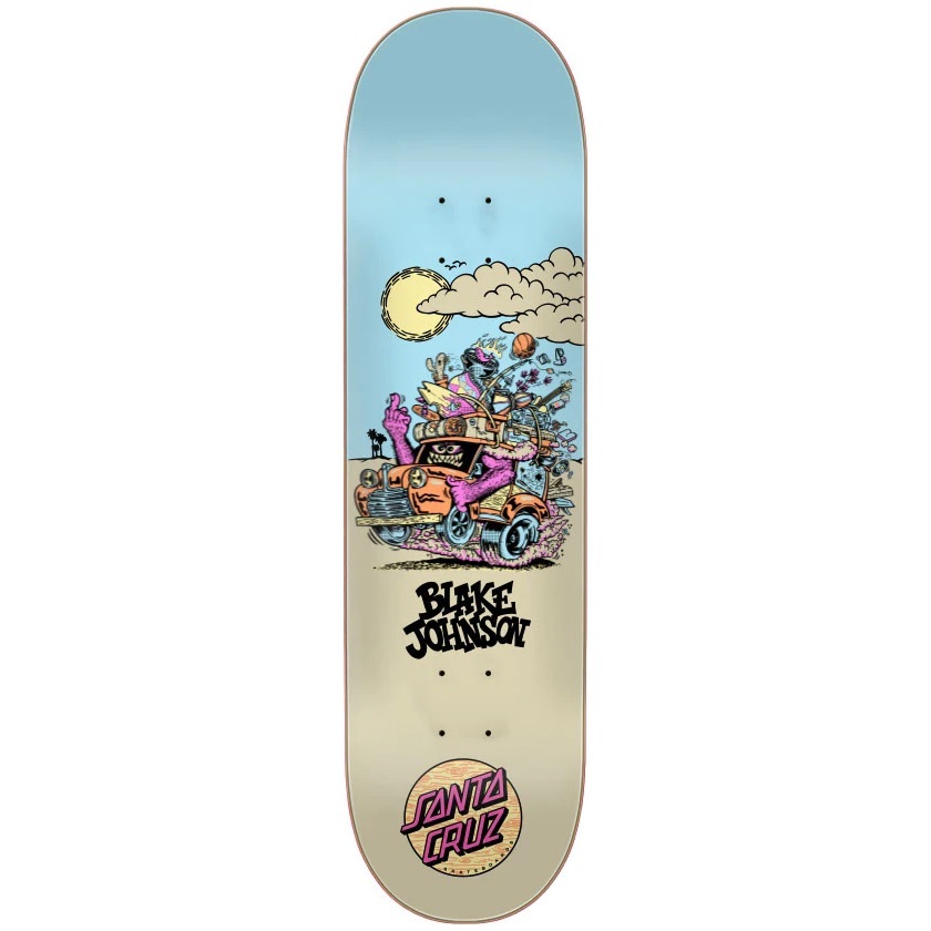 Santa Cruz Johnson Beast Wagon Pro 8.375 Skateboard Deck