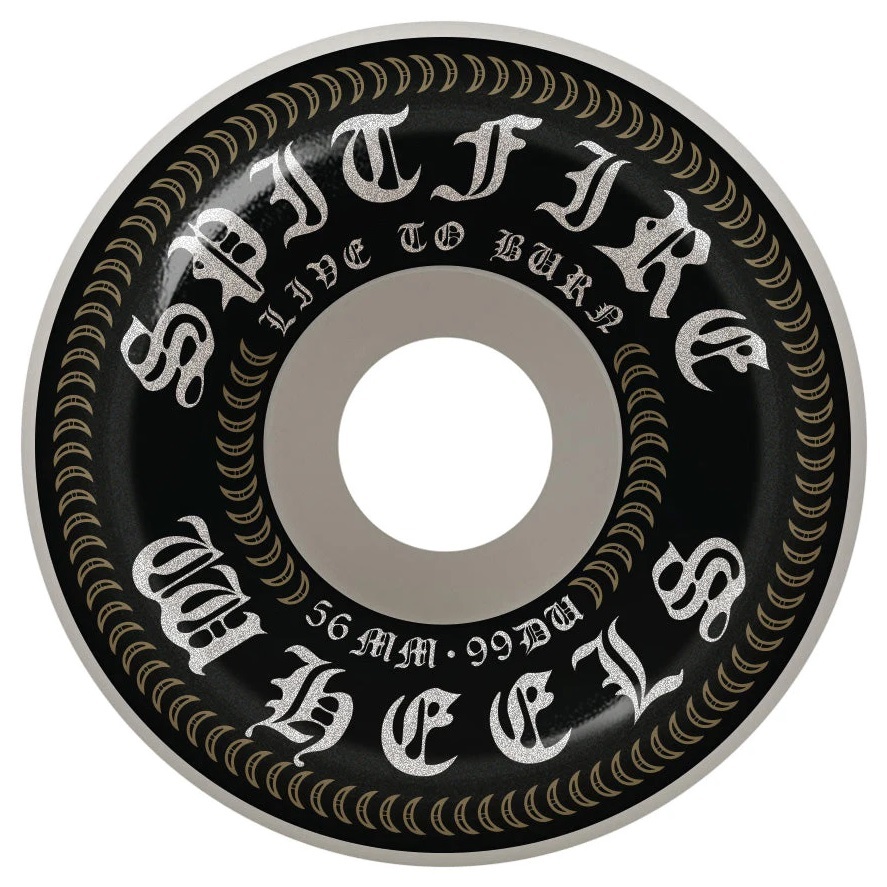 Spitfire Blackletter OG Classics 99D 56mm Skateboard Wheels