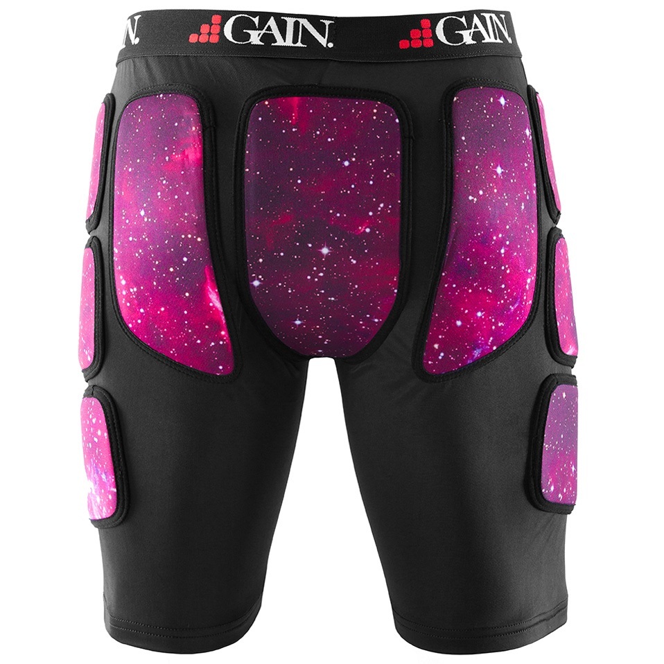 Gain The Sleeper Black Galaxy Hip Bum Protectors [Size: XXS]