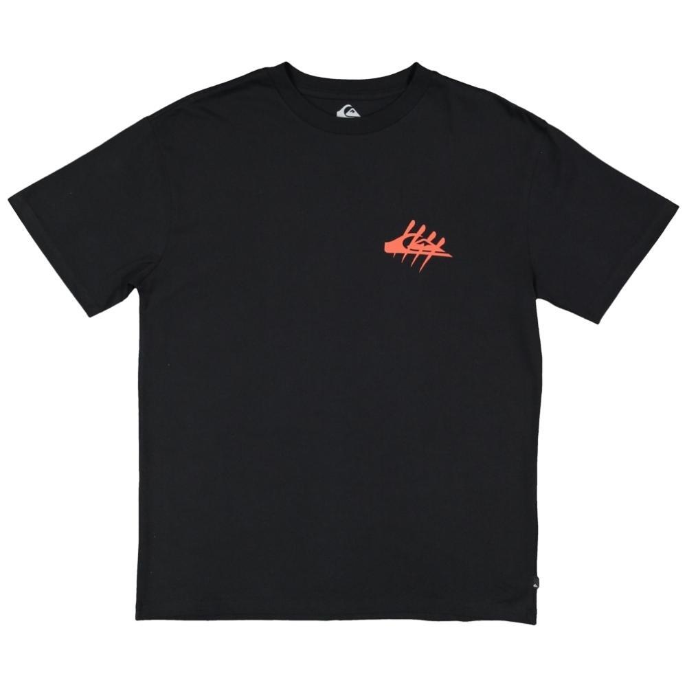 Quiksilver G-Land Art Black T-Shirt [Size: M]