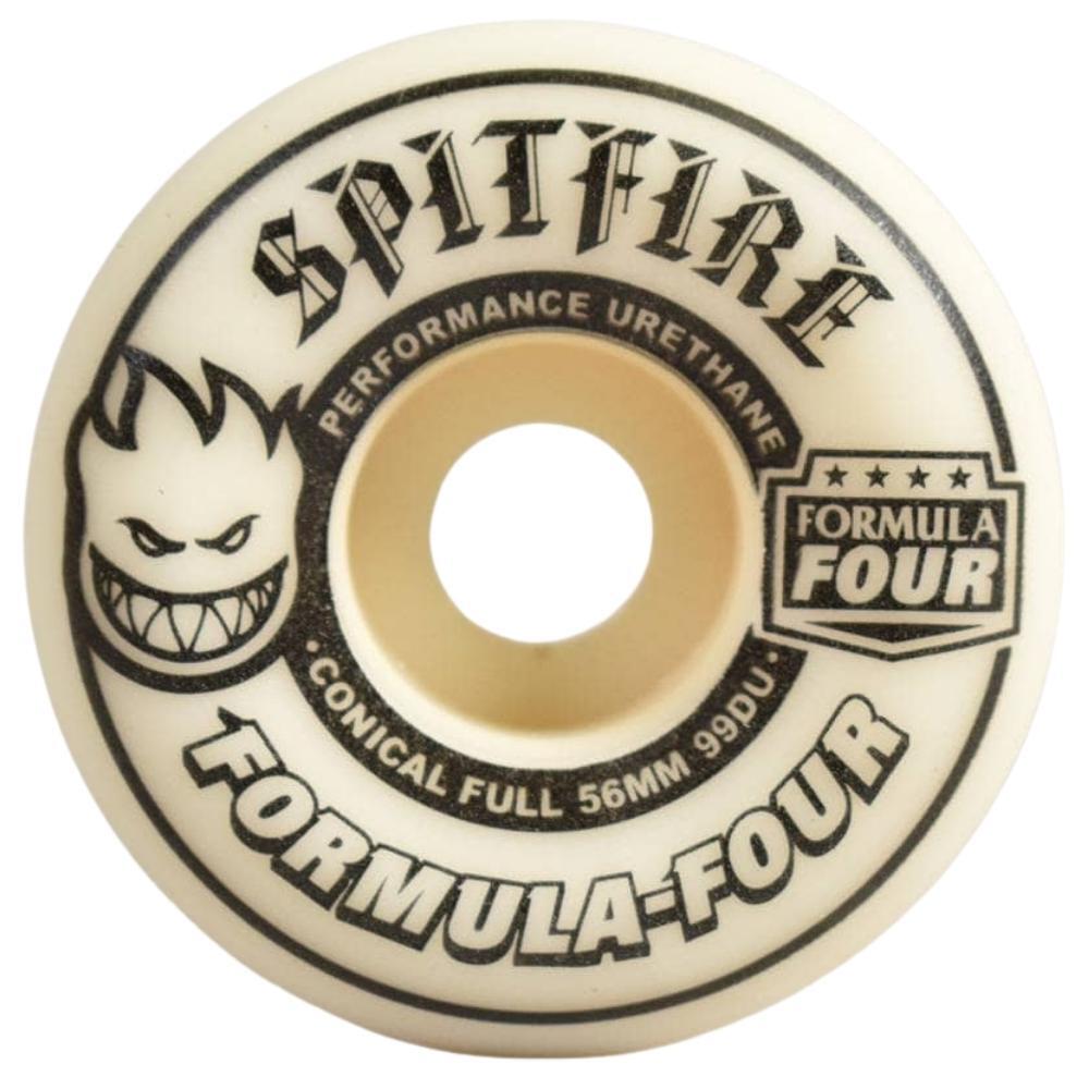 Spitfire Glow In The Dark Conical Full F4 99D 56mm Skateboard Wheels