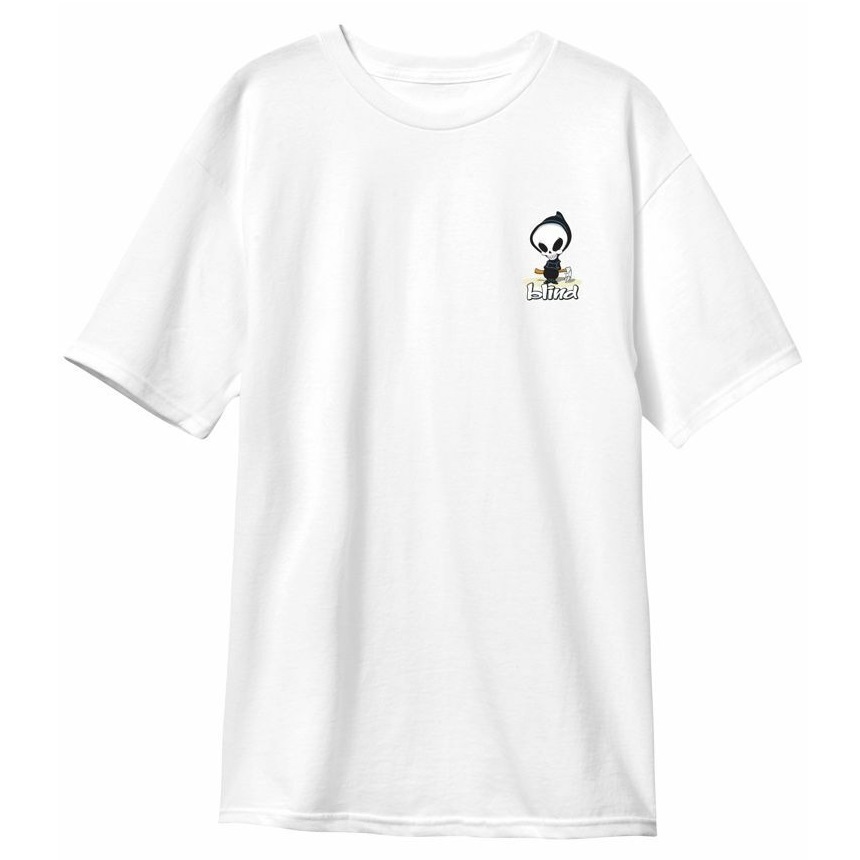 Blind OG Reaper White T-Shirt [Size: S]