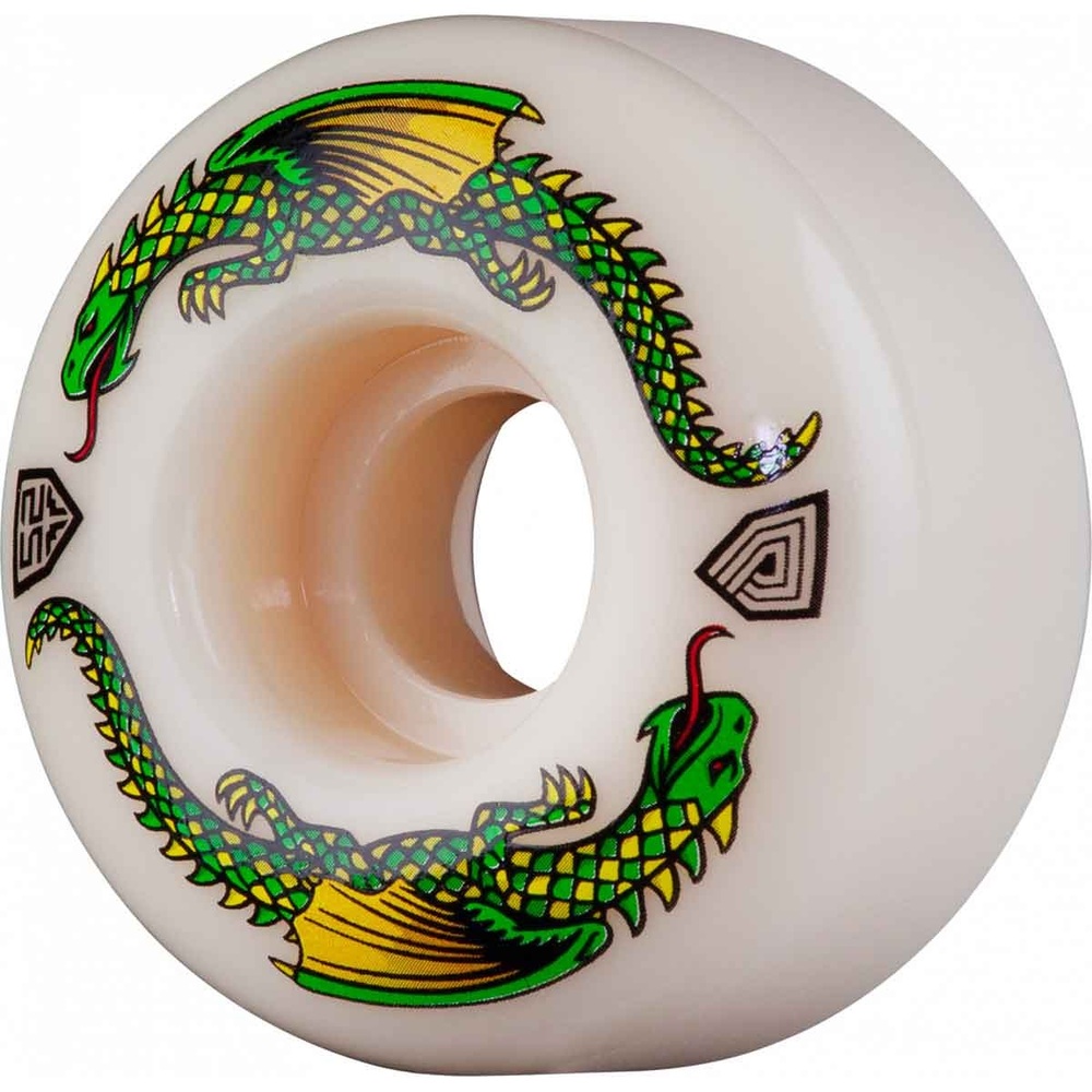 Powell Peralta Dragon Formula White 93A 52mm x 31mm Skateboard Wheels