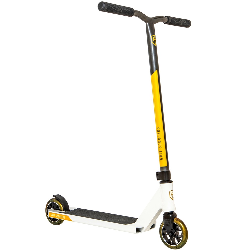 Grit Fluxx White Grey Yellow Complete Scooter