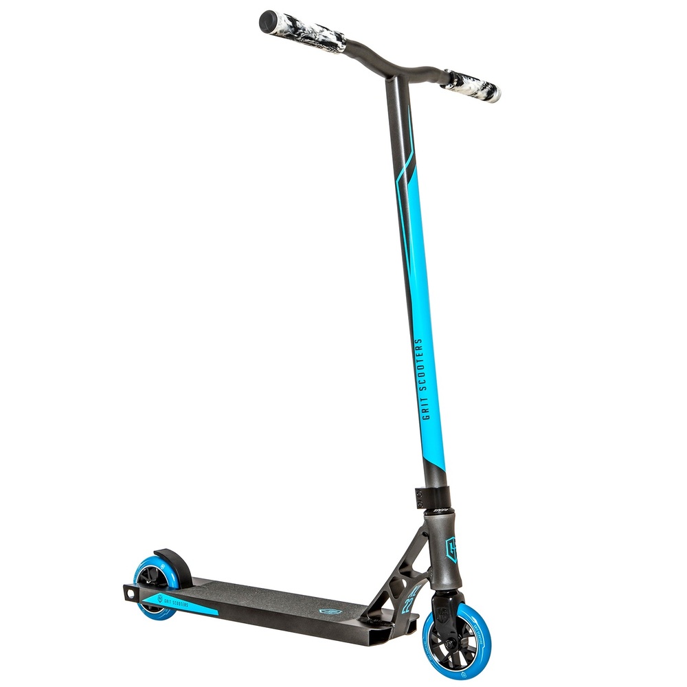 Grit Elite XL Silver Blue Complete Scooter