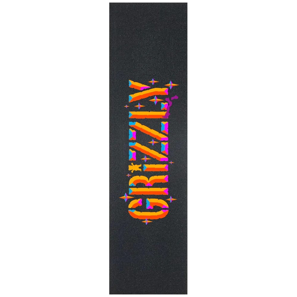 Grizzly Grip Beveled Black 9 x 33 Skateboard Grip Tape Sheet