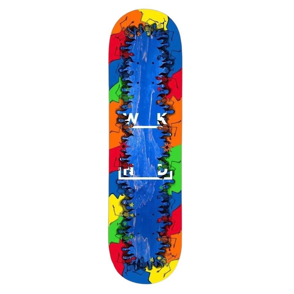 WKND Border Logo Blue 8.25 Skateboard Deck