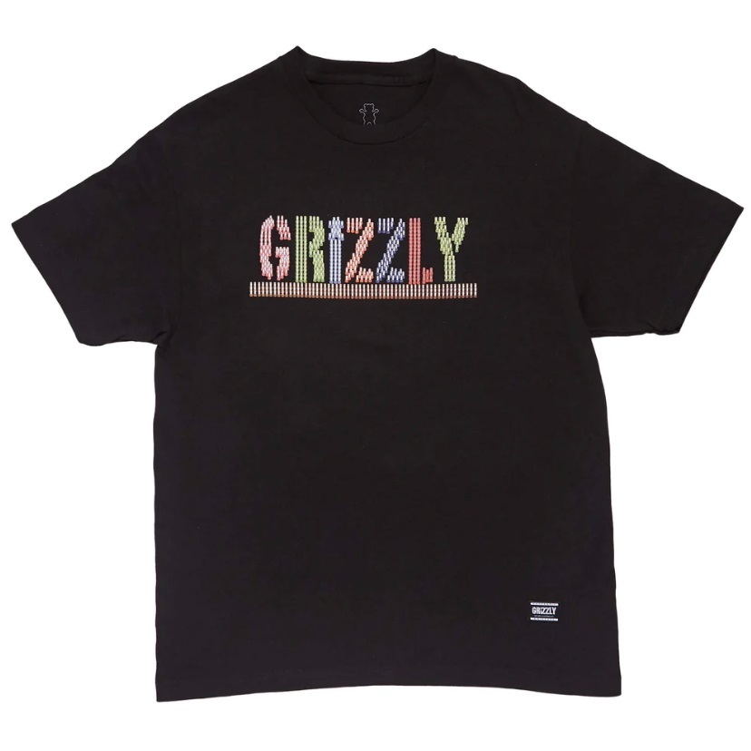 Grizzly Light It Up Black T-Shirt [Size: S]