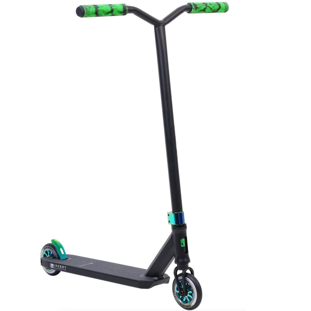 Invert Supreme 3 10 14 Black Neo Green Complete Scooter