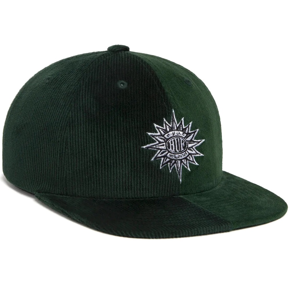 HUF Split Cord Green Strapback Hat