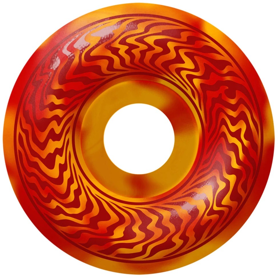 Spitfire Swirled Classic Red Orange F4 99D 56mm Skateboard Wheels