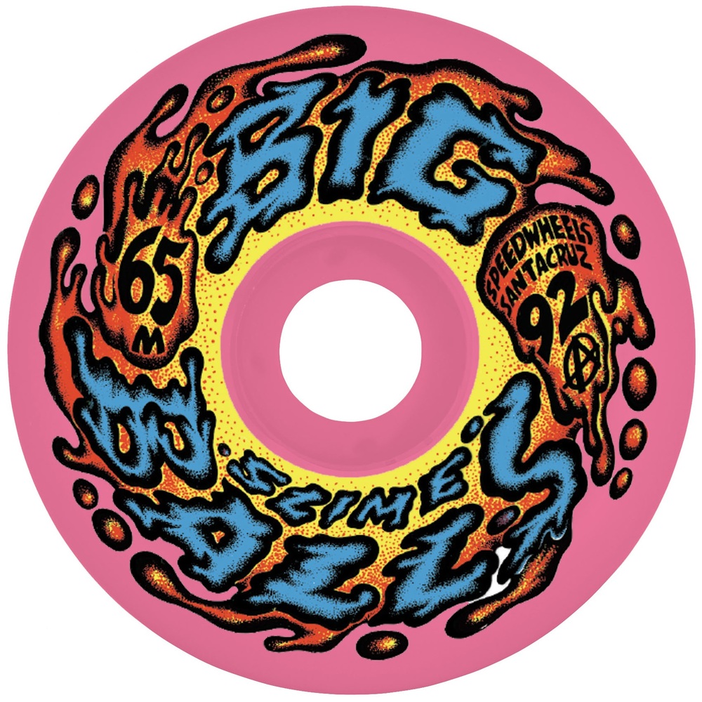 Slime Balls Reissue Big Balls Pink 92a 65mm Skateboard Wheels