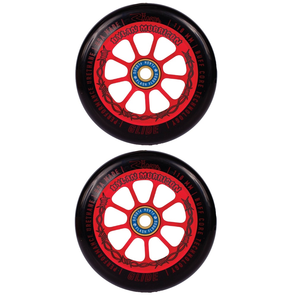 River Wired Glides Dylan Morrison 110mm Set Of 2 Scooter Wheels