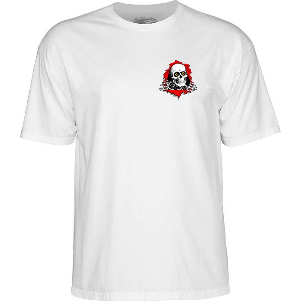 Powell Peralta Support Your Local Skate Shop White T-Shirt [Size: M]