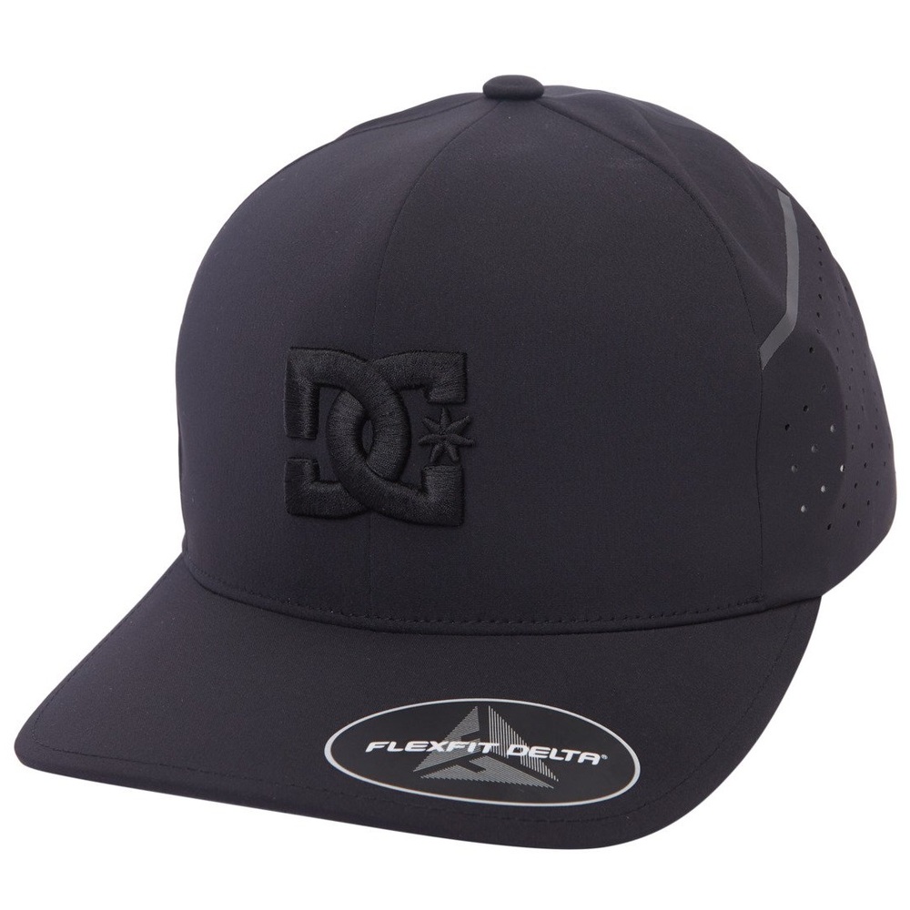 DC Elite Flex 2 Black Hat Cap