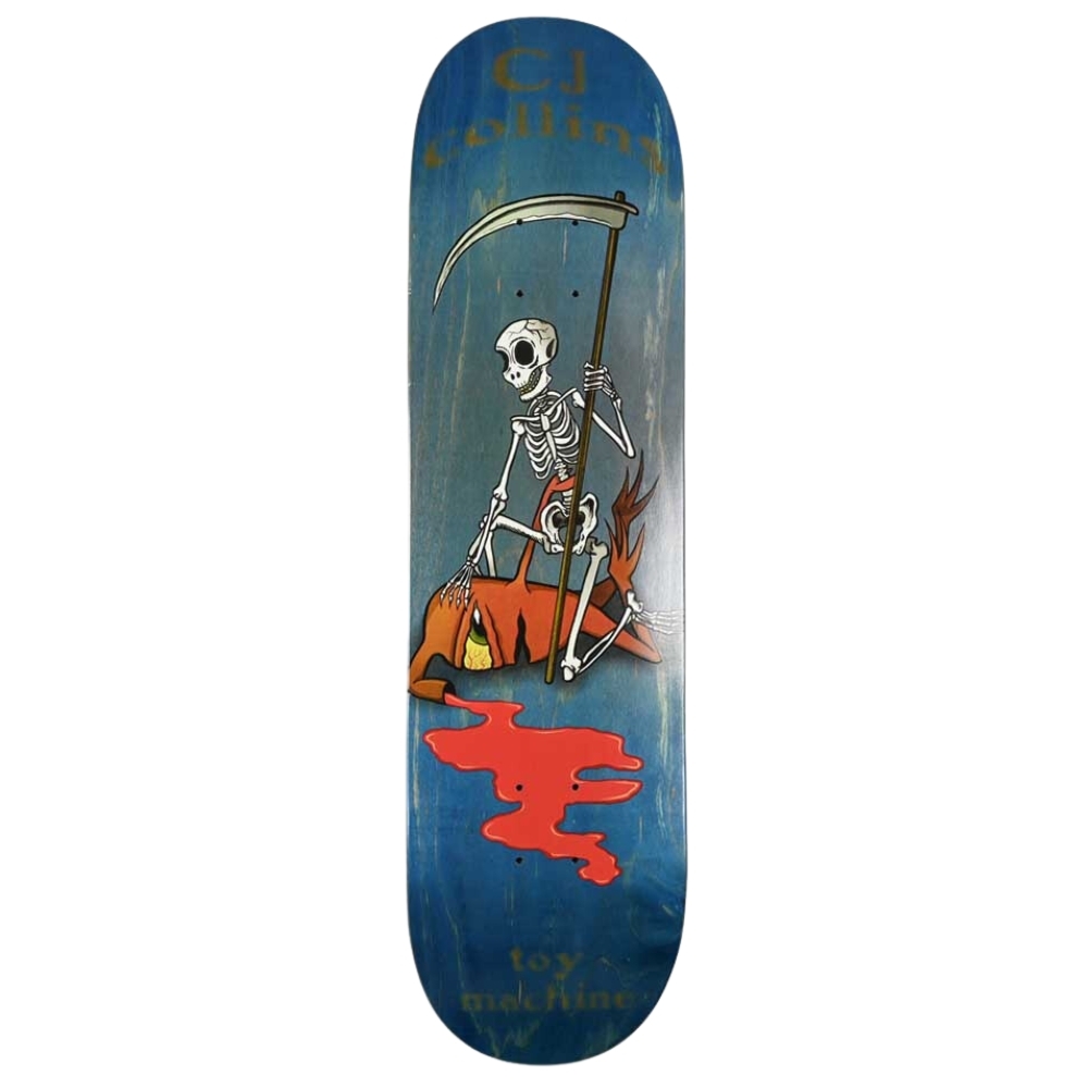 Toy Machine Reaper Skeleton CJ Collins 8.25 Skateboard Deck