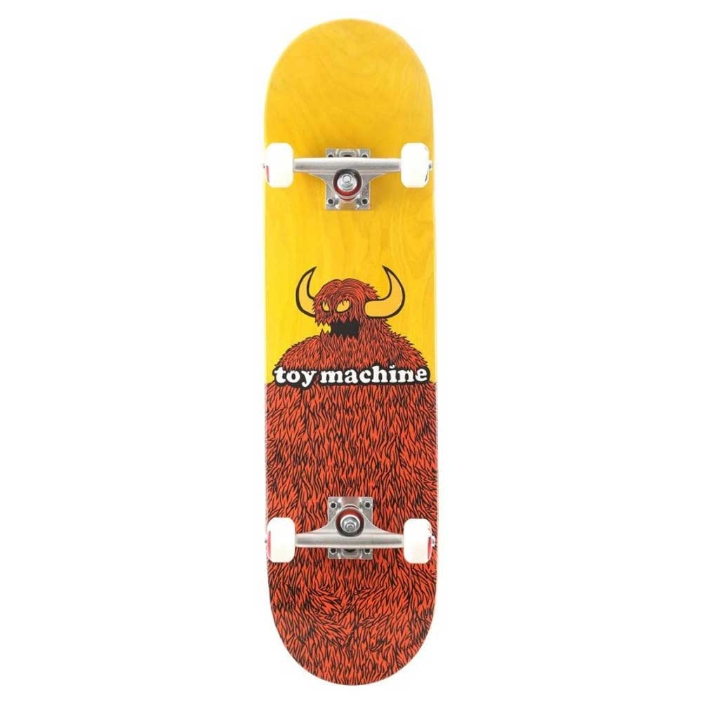 Toy Machine Furry Monster Yellow 8.25 Complete Skateboard