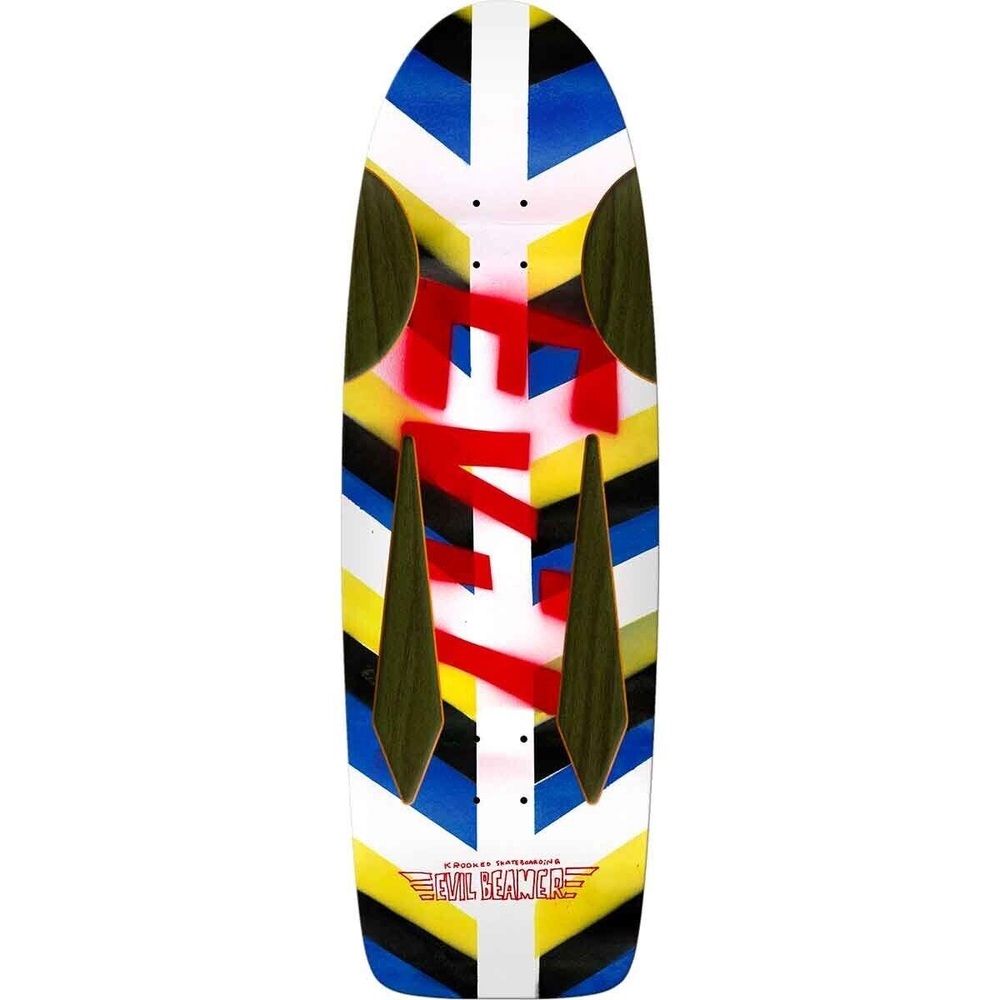 Krooked Beamer Pure Evil 10.75 Skateboard Deck