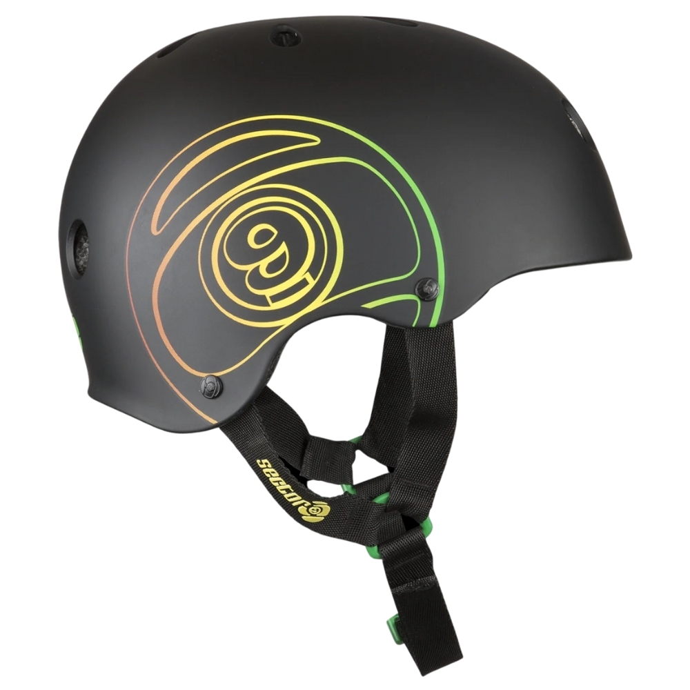 Sector 9 Logic CPSC Bike Certified Rasta Helmet [Size: S]