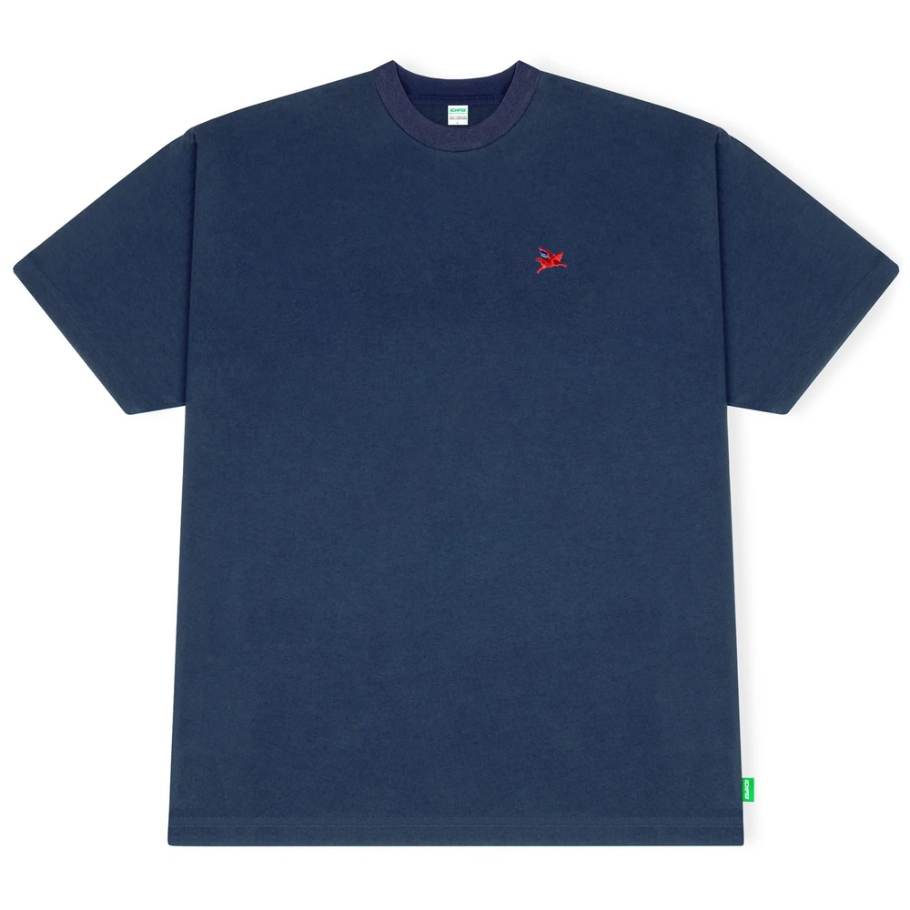 Ichpig Pigasus Embroidery Navy T-Shirt [Size: S]