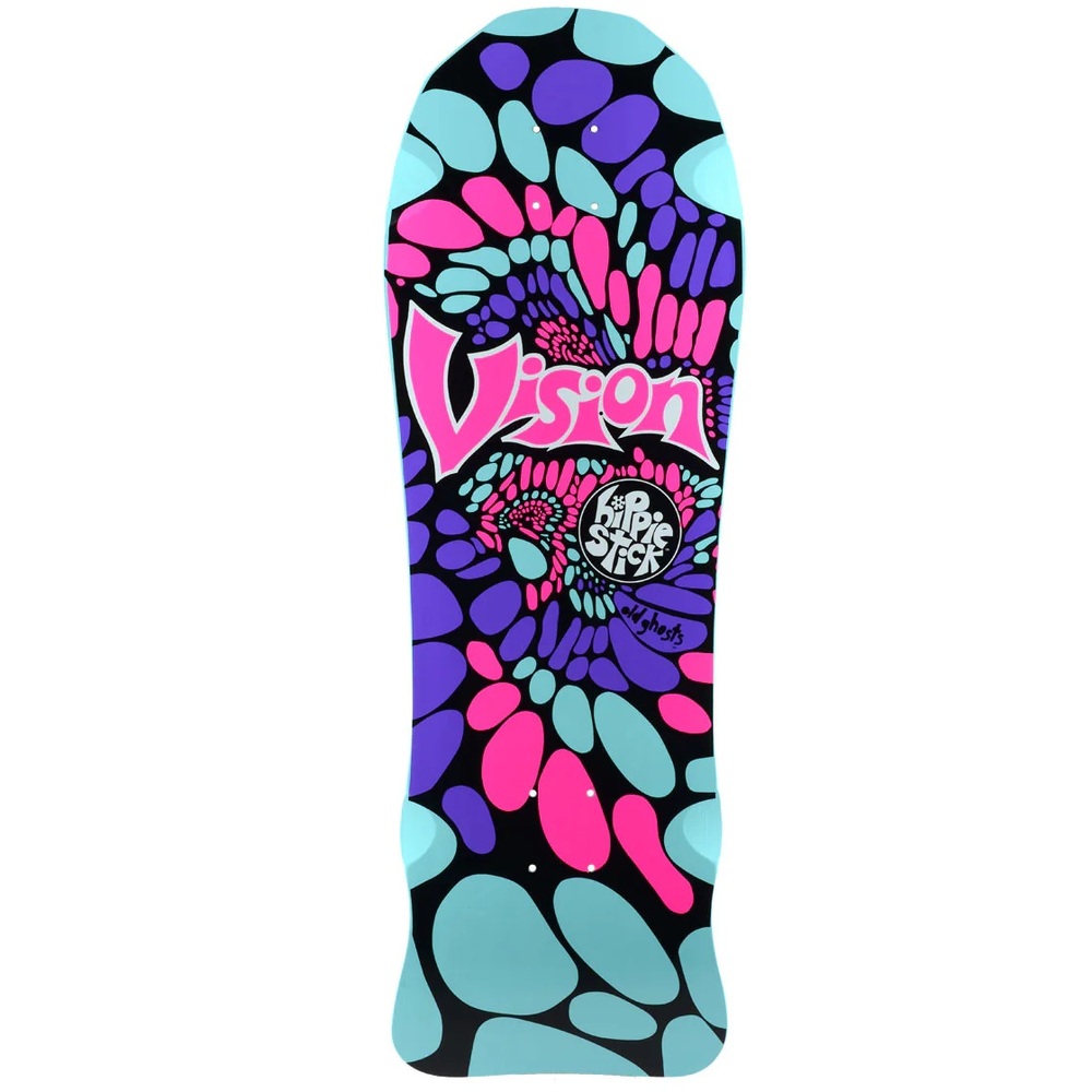 Vision Hippie Stick Reissue Turquoise Skateboard Deck