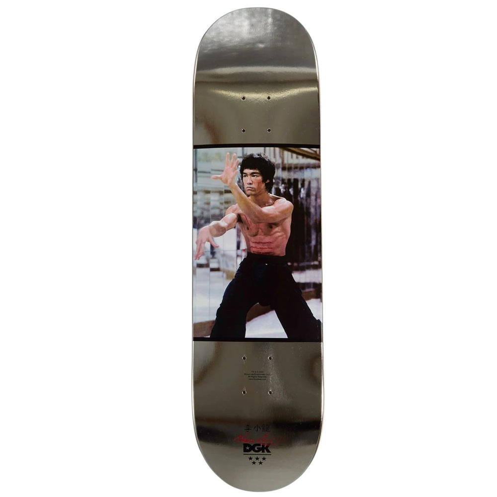 Dgk Like Echo Silver 8.06 Skateboard Deck Slighty Scuffed