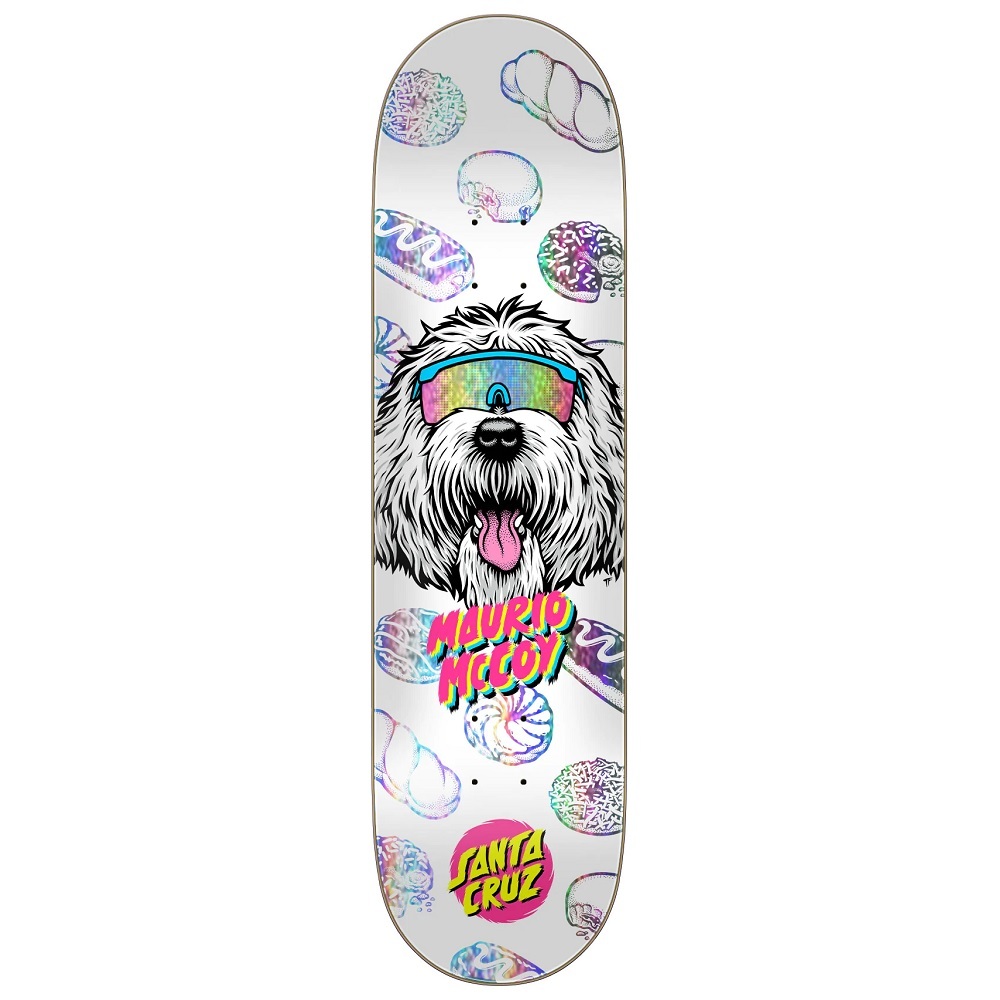 Santa Cruz McCoy Donut Dog VX 8.25 Skateboard Deck