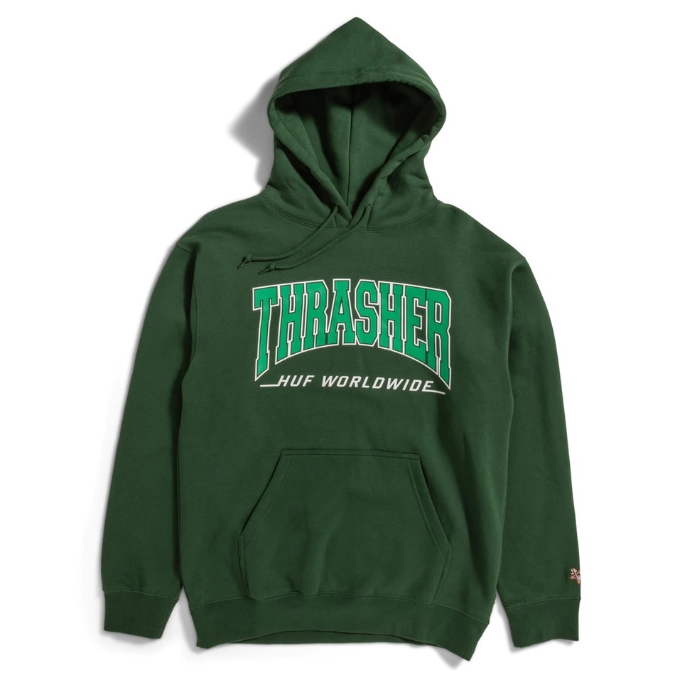 HUF Bayview Forest Green Hoodie [Size: M]