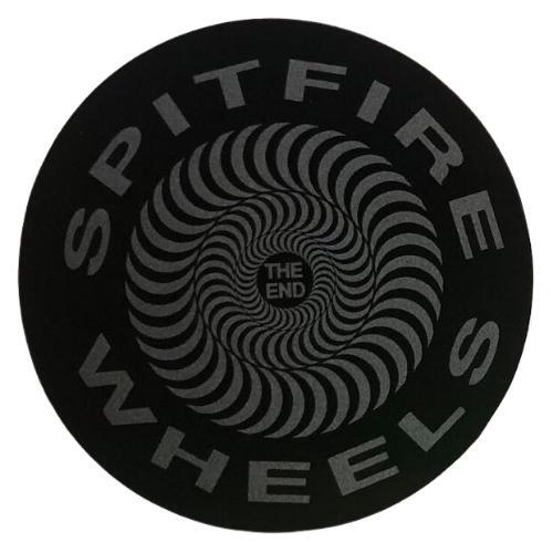 Spitfire Classic Swirl Small Skateboard Sticker [Colour: Black Grey]